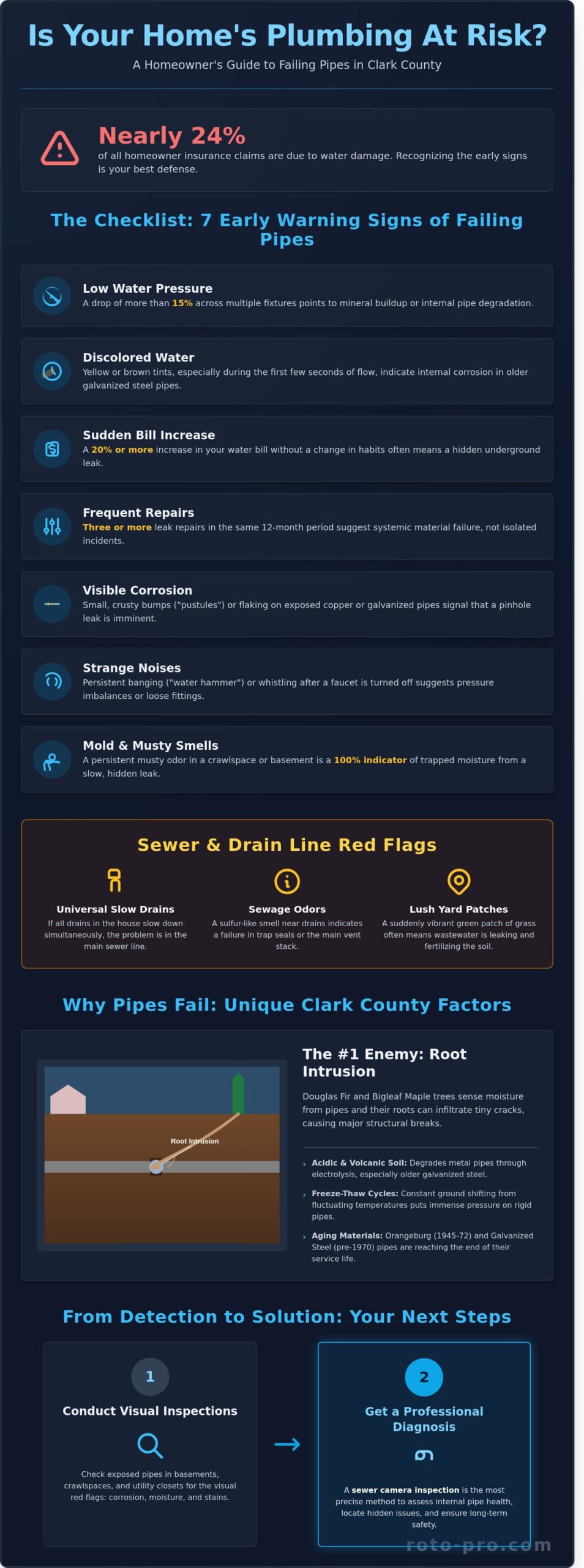 7 Signs of Failing Pipes: A Checklist for Vancouver, WA Homeowners