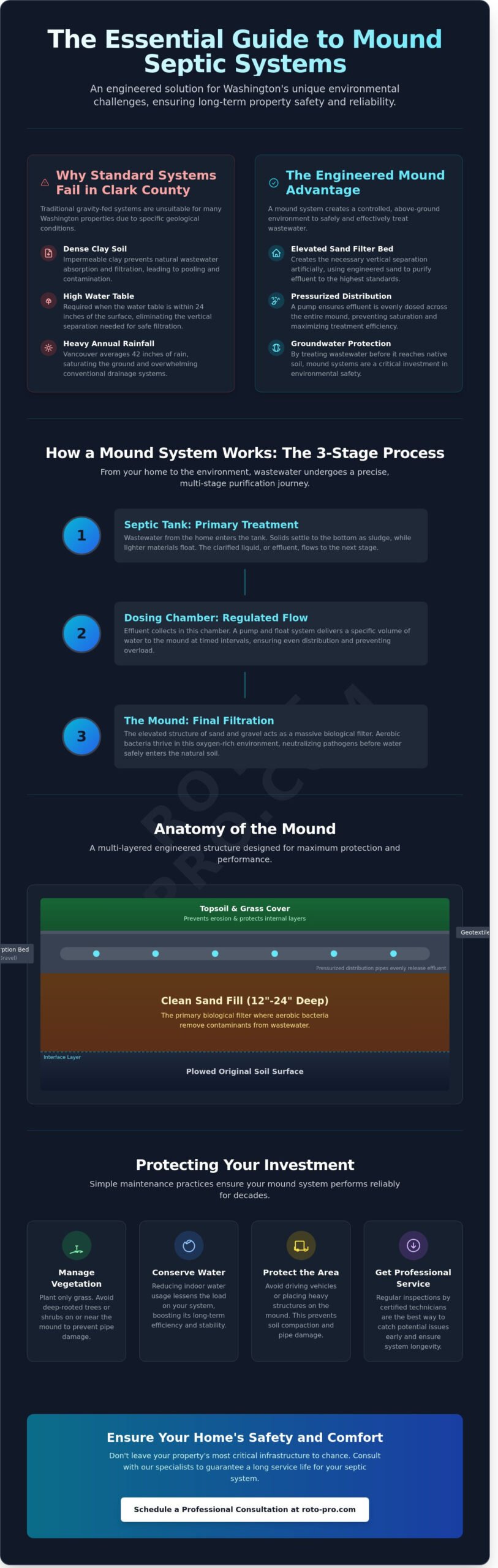 What Is a Mound System? A Guide for Vancouver & Clark County Homeowners