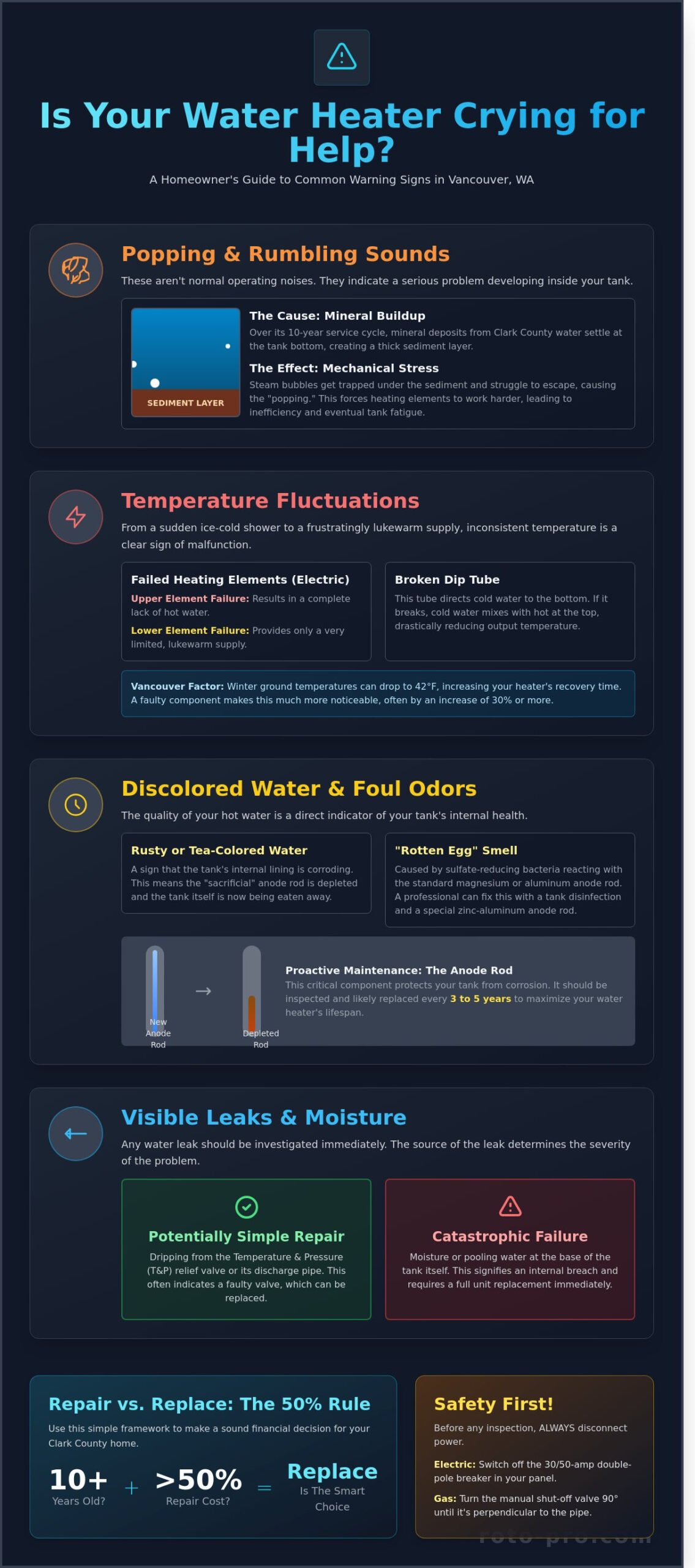 Water Heater Repair in Vancouver, WA: The Homeowner’s Diagnostic Checklist (2026)