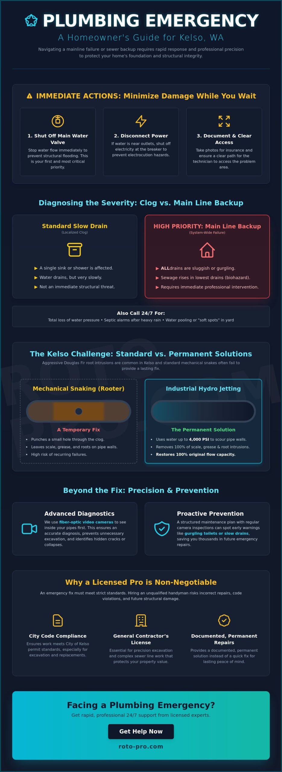 Emergency Plumber Kelso WA: 24/7 Expert Response for Plumbing Crises